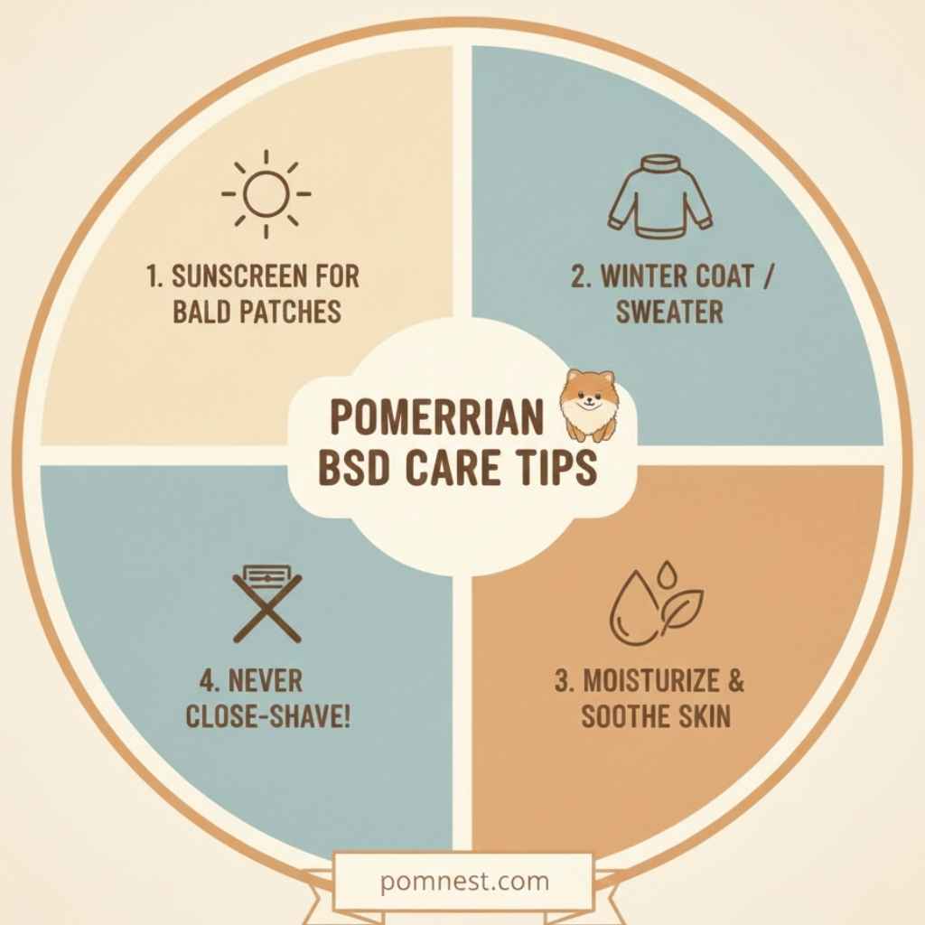 Pomeranian Black Skin Disease Care Tips.