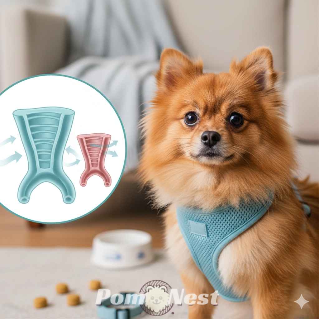 Pomeranian Collapsed Trachea