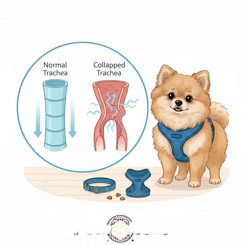 Pomeranian Collapsed Trachea