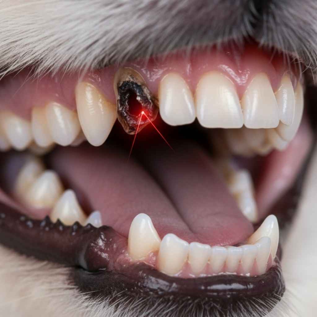 Pomeranian dental health problems.