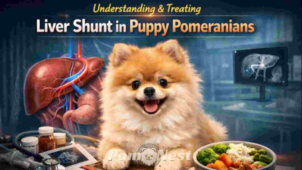 Understanding and Treating Liver Shunt in Puppy Pomeranians.