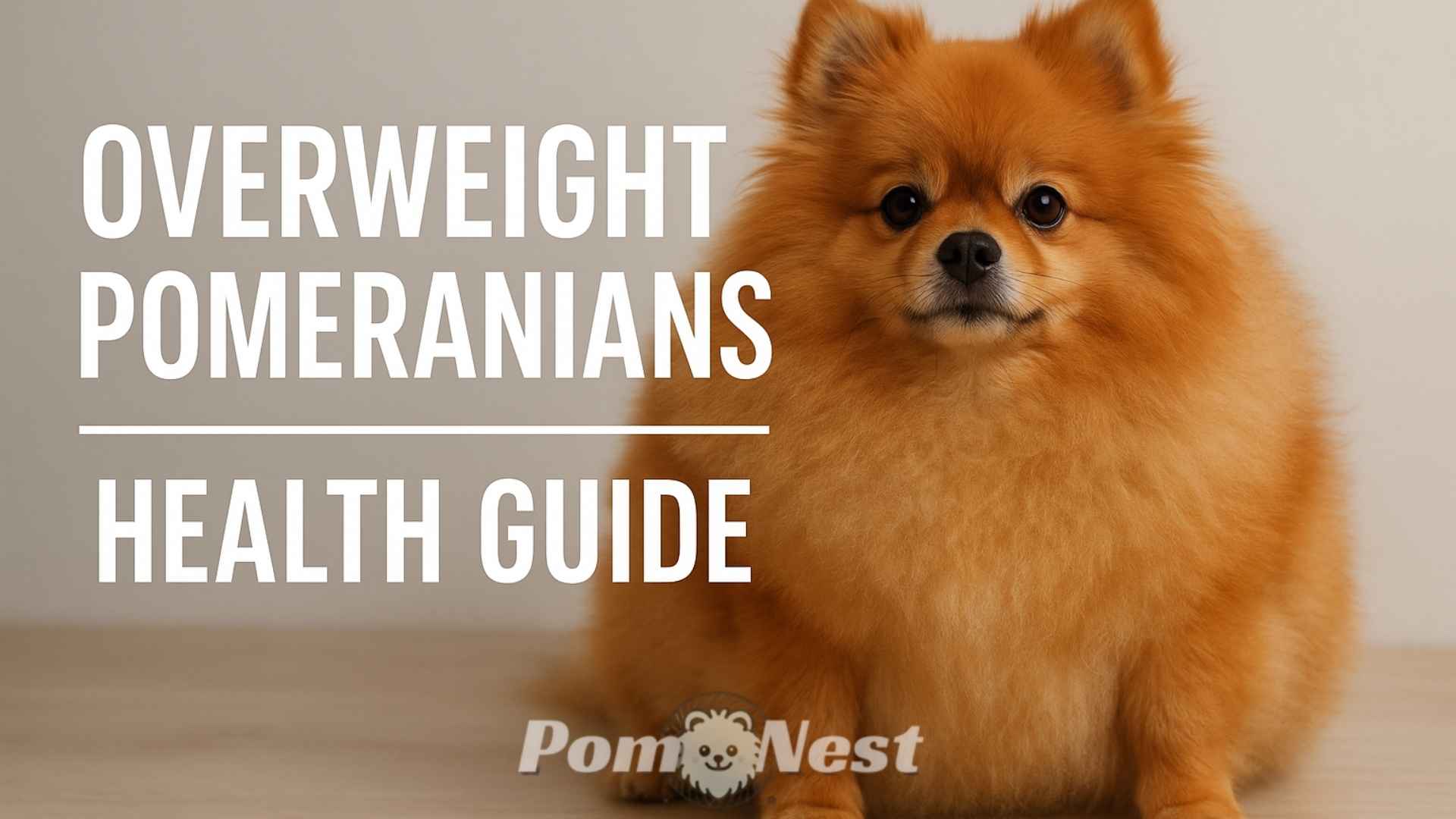 Overweight Pomeranian Health Guide