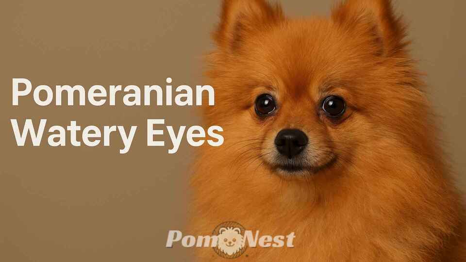 Pomeranian watery eyes